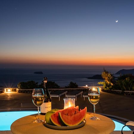 Villa Oinos - Sunset Views Ormos Athinios Ngoại thất bức ảnh
